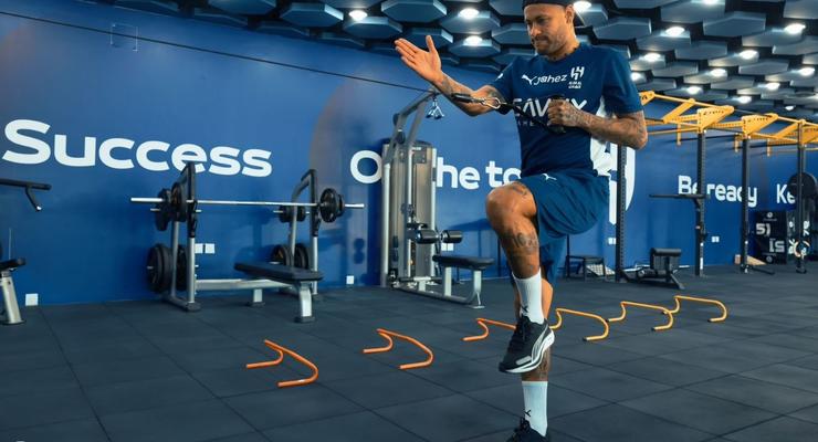 Неймар возобновил тренировки в составе Аль-Хиляля после травмы