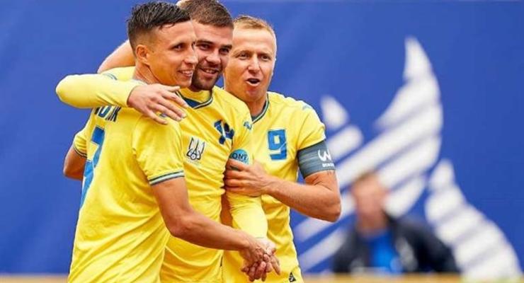 Сборная Украины по пляжному футболу с победы стартовала в квалификации ЧМ