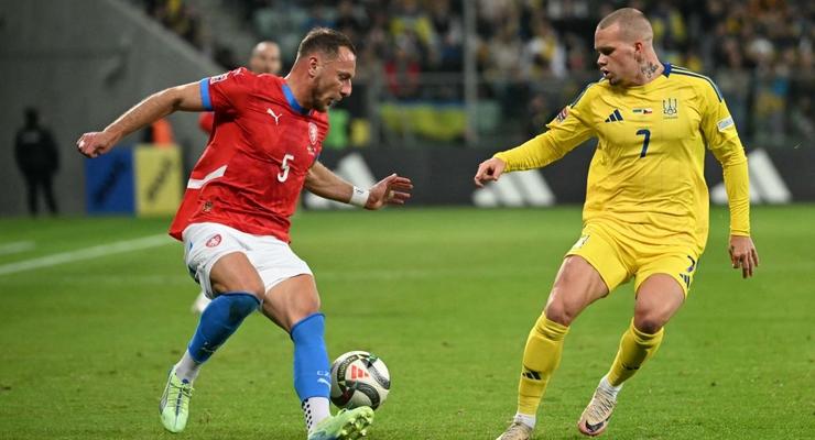 Украина - Чехия 1:1 видео голов и обзор матча Лиги наций